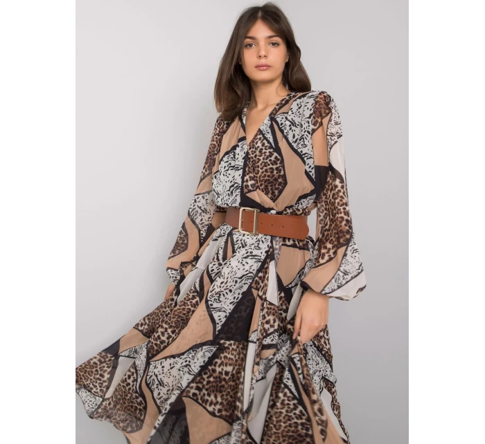 Šaty LC SK 22K 3038.78P černá a béžová