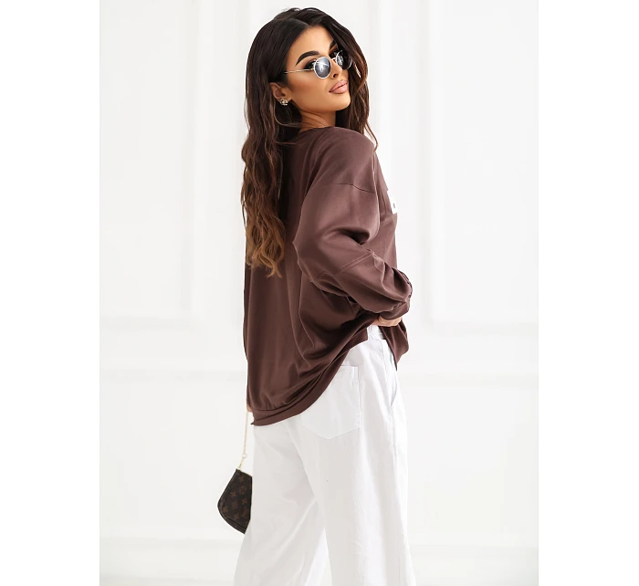 Halenka RV BL A1221.13 tmavě hnědá Halenka RV BL A1221.13 tmavě hnědá