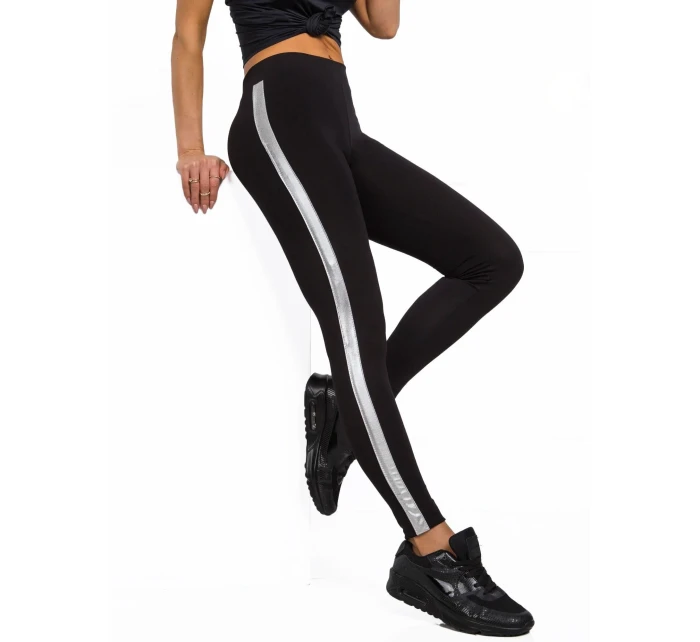 Legíny RV LG R4766.06 černá a stříbrná