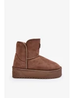 Veganské voděodolné sněhule na platformě D.Franklin Tmavě béžová Veganské voděodolné sněhule na platformě D.Franklin Tmavě béžová