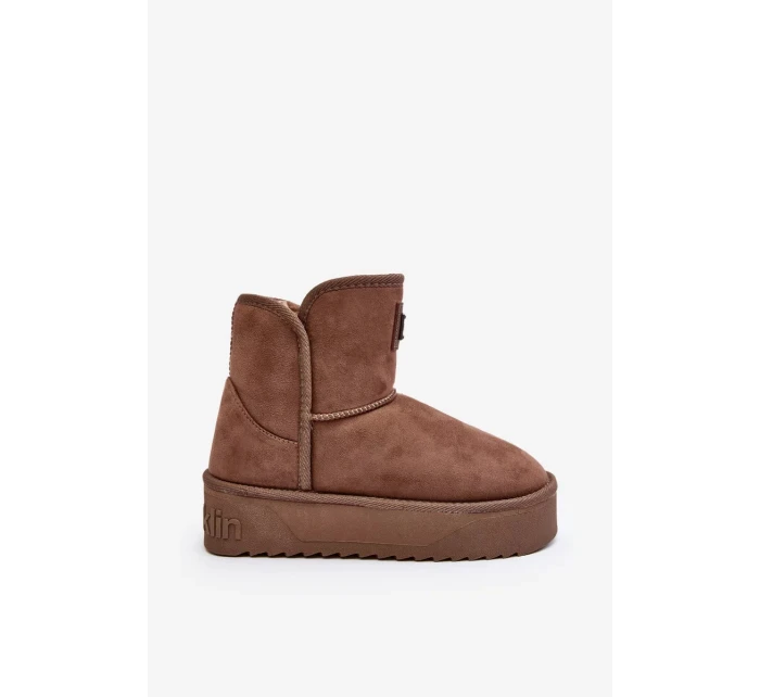 Veganské voděodolné sněhule na platformě D.Franklin Tmavě béžová Veganské voděodolné sněhule na platformě D.Franklin Tmavě béžová