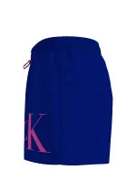 Pánské plavky KM0KM00967 C7N modrofialové - Calvin Klein