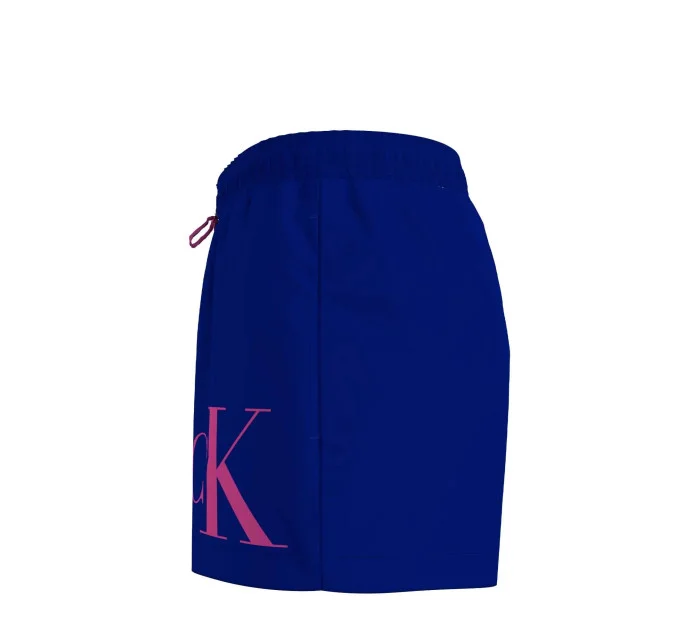 Pánské plavky KM0KM00967 C7N modrofialové - Calvin Klein