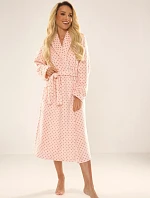 Dlouhý dámský župan De Lafense 548 Melanie S-2XL