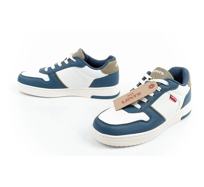 Dětské sportovní boty Levi's Kick Se youth white pohodlné módní