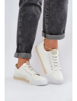 Dámské klasické zlaté tenisky model 21684893 - Boto Dámské klasické zlaté tenisky model 21684893 - Boto