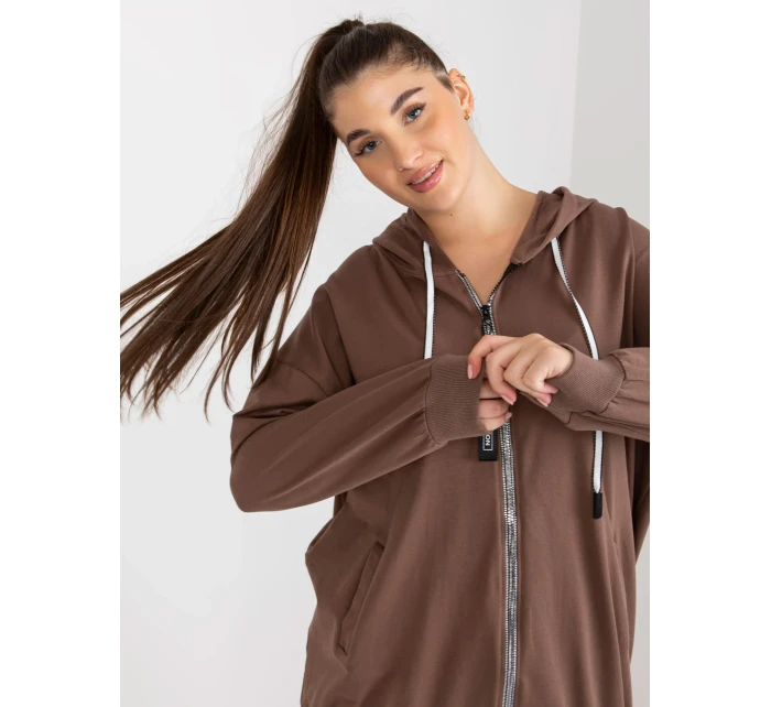 Mikina RV BL 8302.78 hnědá Mikina RV BL 8302.78 hnědá