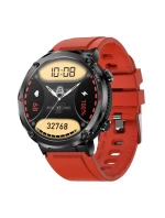 Chytré hodinky Gravity GT21-6 + červený silikonový řemínek Chytré hodinky Gravity GT21-6 + červený silikonový řemínek