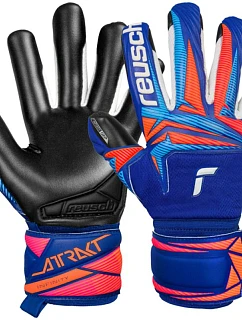 Reusch Attrakt Infinity Evolution NC Junior modročerné brankářské rukavice 5672725 4127
