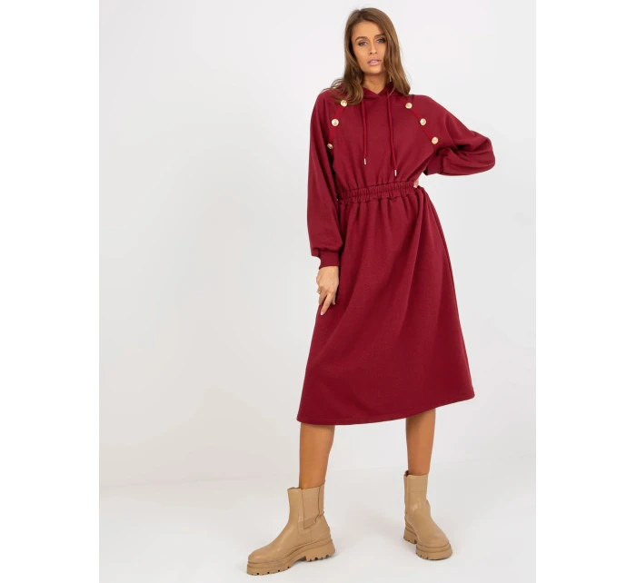 Dámské šaty RV SK 8336 kaštanové