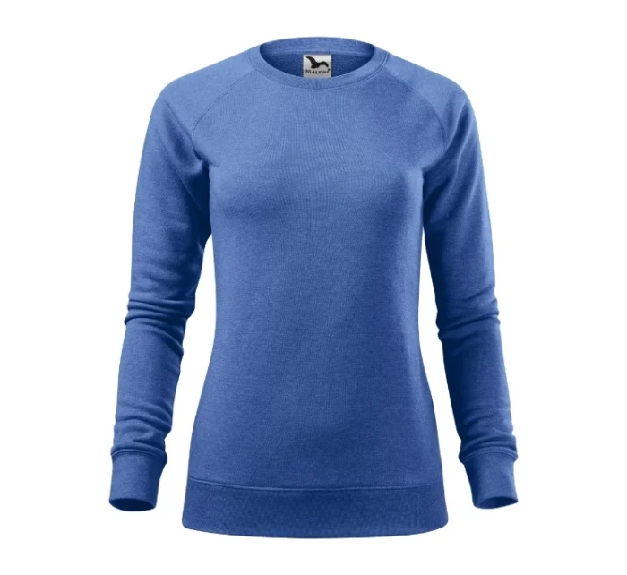 Merger mikina dámská modrý melír