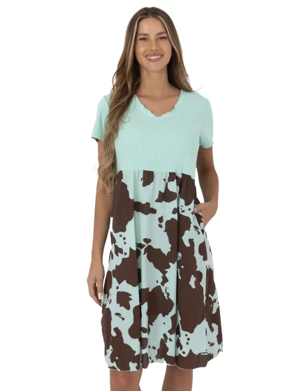 Dámské šaty DHJ SK  s hnědou  model 21269936 - FPrice