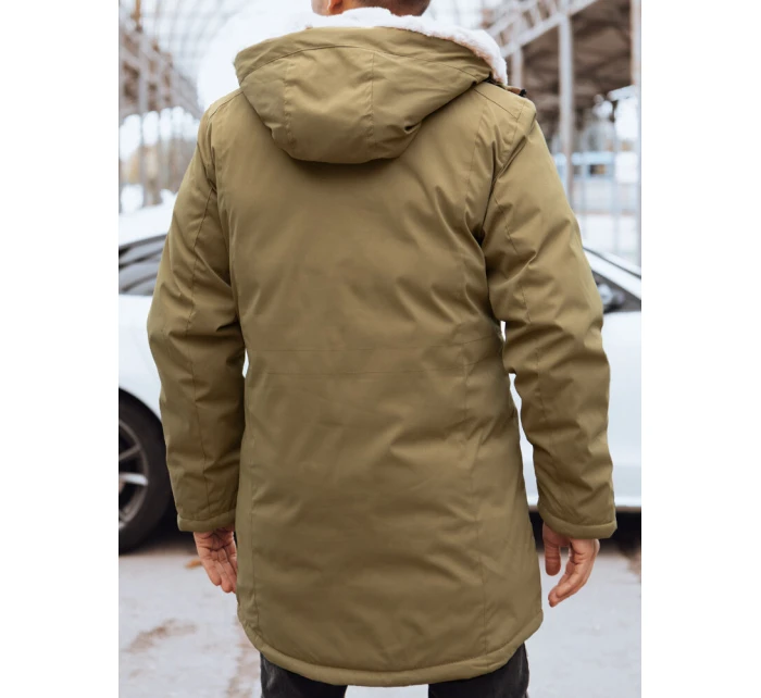 FashionStreet pánská tmavě béžová zimní bunda TX4602