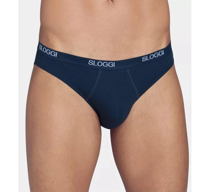 Pánské slipy men Basic Mini - NIGHT BLUE - tm. modré 0080 - SLOGGI Pánské slipy men Basic Mini - NIGHT BLUE - tm. modré 0080 - SLOGGI