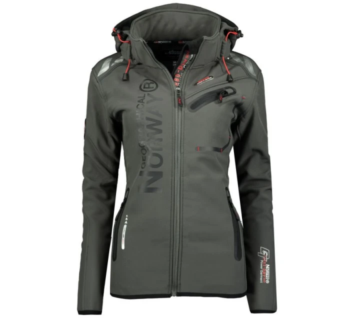 Geographical Norway dámská softshellová bunda Reine Grey/Black Lady 007 (WU6099F/GN Grey/Black)