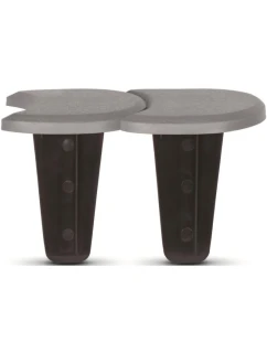 ZAHRADNÍ ZÁBRANA PALISÁDA PLOCHÁ KRYCÍ DESKA 3,8 M ŠEDÝ KÁMEN