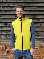 R Pánská 2vrstvá softshell vesta "Printable" 30. yellow/black model 22428303 - Result
