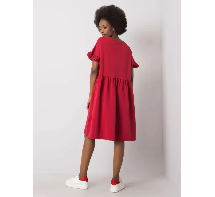 Šaty RV SK 5576.04 tmavě červená