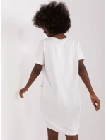 Sukienka RV SK model 18856445 ecru - FPrice Sukienka RV SK model 18856445 ecru - FPrice