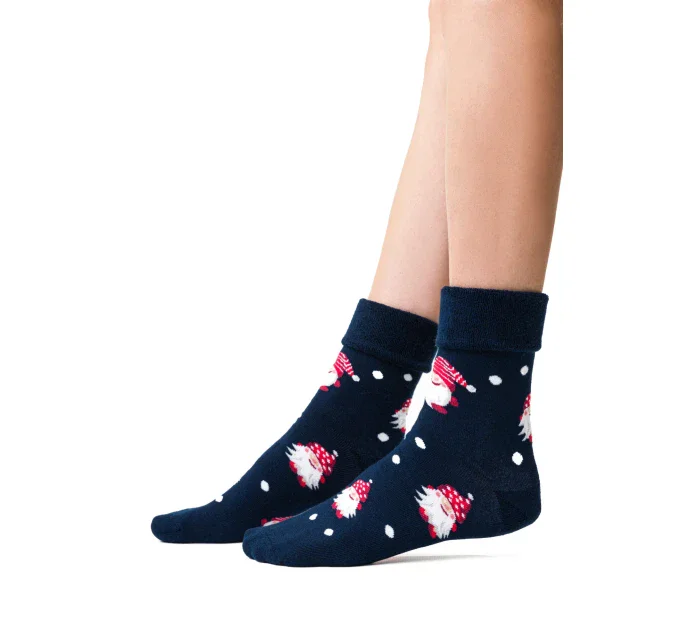 Ponožky 030-039 Námořnická modrá - Steven