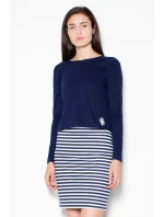 Denní šaty VT065 modro-bílé - Venaton