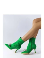 Boty na podpatku model 205875 Solea Boty na podpatku model 205875 Solea