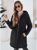 Dámská přechodová bunda parka VERONI černá FashionStreet TY3233