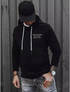 Pánská černá mikina Dstreet BX5463