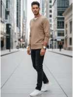 Pánský svetr s velbloudí Dstreet model 21994002 - FashionStreet