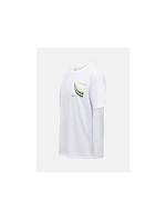 Pánské tričko PEAK PERFORMANCE M Explore Graphic Tee, bílá barva