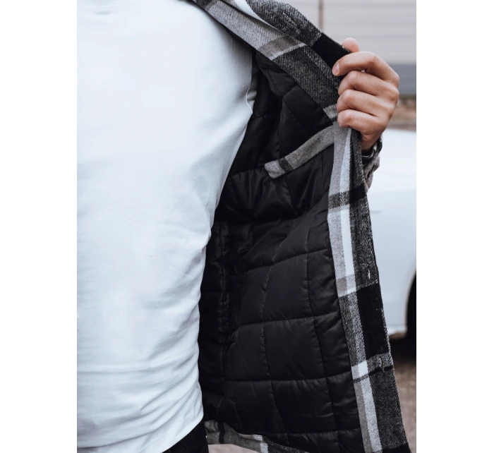 Pánská bunda s kapucí černá FashionStreet TX4958