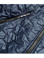 Tmavě modrá dámská bunda s prošíváním model 15788673 - S'WEST