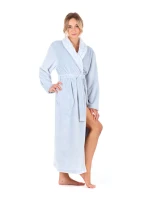 Dámský župan Flora 2556 jednobarevný ledově modrá - Vestis Dámský župan Flora 2556 jednobarevný ledově modrá - Vestis