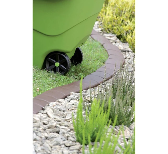 ZAHRADNÍ ZÁBRANA PALISÁDA PLOCHÁ KRYCÍ DESKA 3,8 M ŠEDÝ KÁMEN