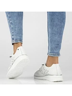 Dámské kožené ažurové polobotky Filippo model 22097348