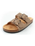 Lee Cooper dámské šněrovací boty slip-on žabky khaki pohodlné lehké dámské
