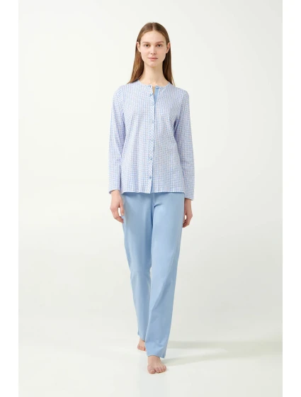 Klasické pyžamo s knoflíky model 20516151 - Vamp