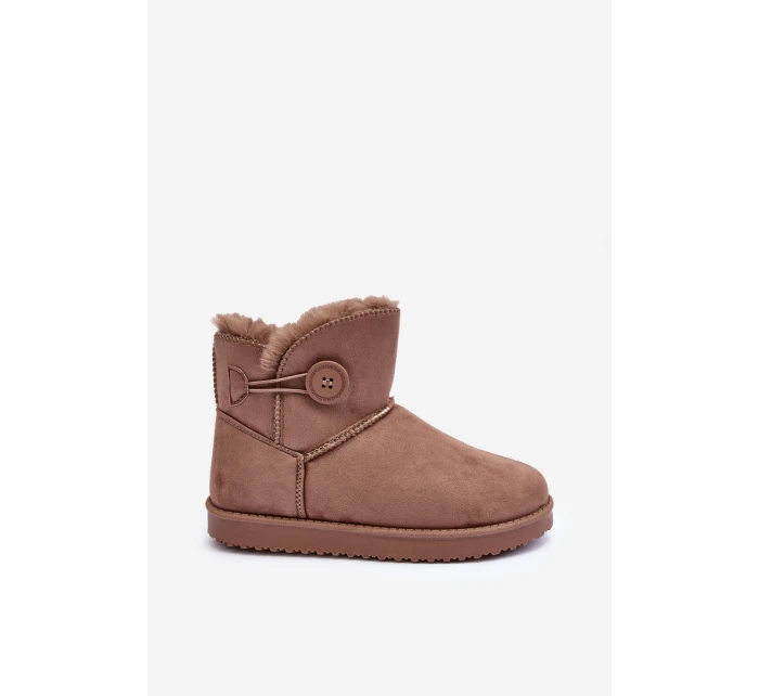 Ocieplane Dámské Sněžáky s Ozdobou Tmavě Bežové Siriol Ocieplane Dámské Sněžáky s Ozdobou Tmavě Bežové Siriol