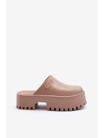 Dámské žabky na masivní podrážce Big Star model 21649446 Bílé - Big Star Shoes Dámské žabky na masivní podrážce Big Star model 21649446 Bílé - Big Star Shoes