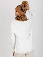 Dámská čepice AT CZ CM 317 hnědá Dámská čepice AT CZ CM 317 hnědá