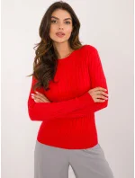 Sweter AT SW czerwony model 20493317 - FPrice Sweter AT SW czerwony model 20493317 - FPrice