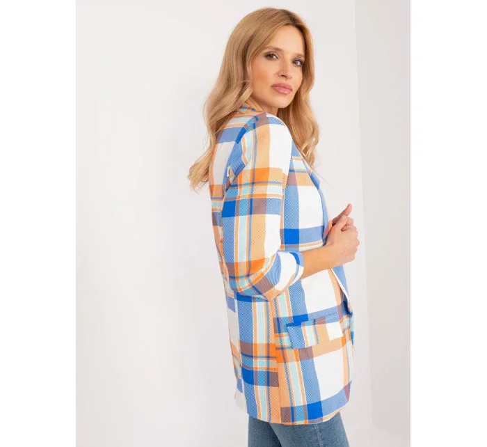 Marynarka DHJ MA model 19926652 pomarańczowy - FPrice Marynarka DHJ MA model 19926652 pomarańczowy - FPrice