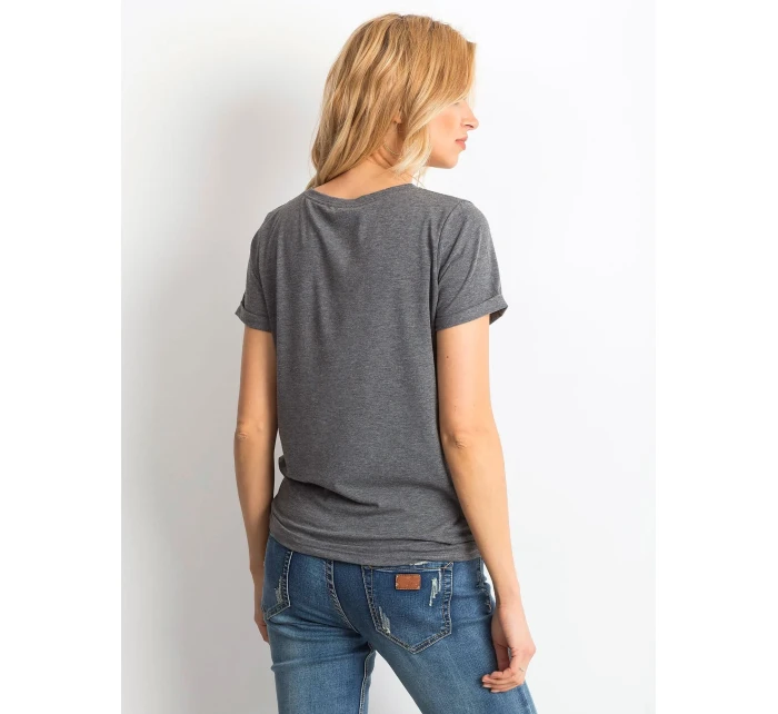 Tričko RV TS 4838.44P tmavě šedá Tričko RV TS 4838.44P tmavě šedá