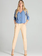 Dámská halenka M699 modrá - Figl