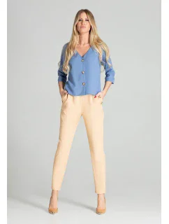 Dámská halenka model 18041562 modrá - Figl