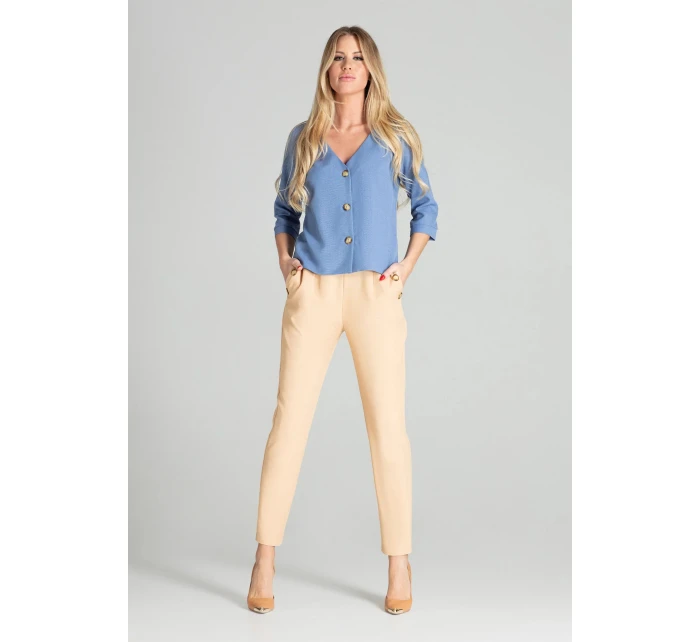 Dámská halenka model 18041562 modrá - Figl