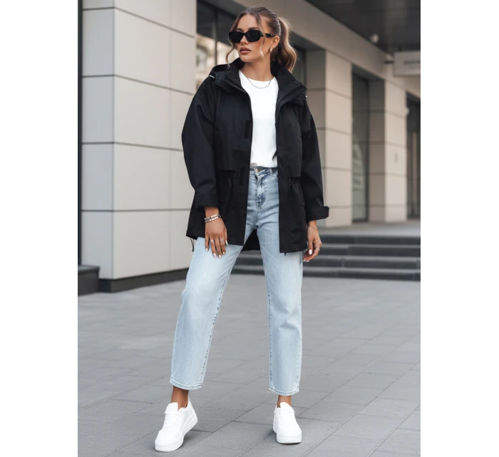 Dámská bunda parka MINESSA černá FashionStreet TY4156 Dámská bunda parka MINESSA černá FashionStreet TY4156