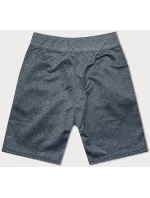 Tmavě šedé pánské sportovní kraťasy (8K298-5)