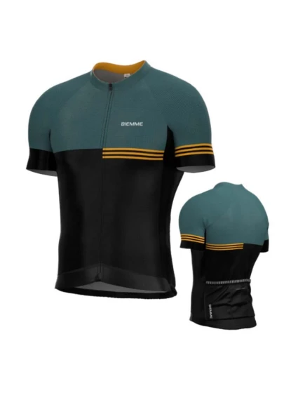 koszulka model 21845456 czarno zielona 3XL - Biemme