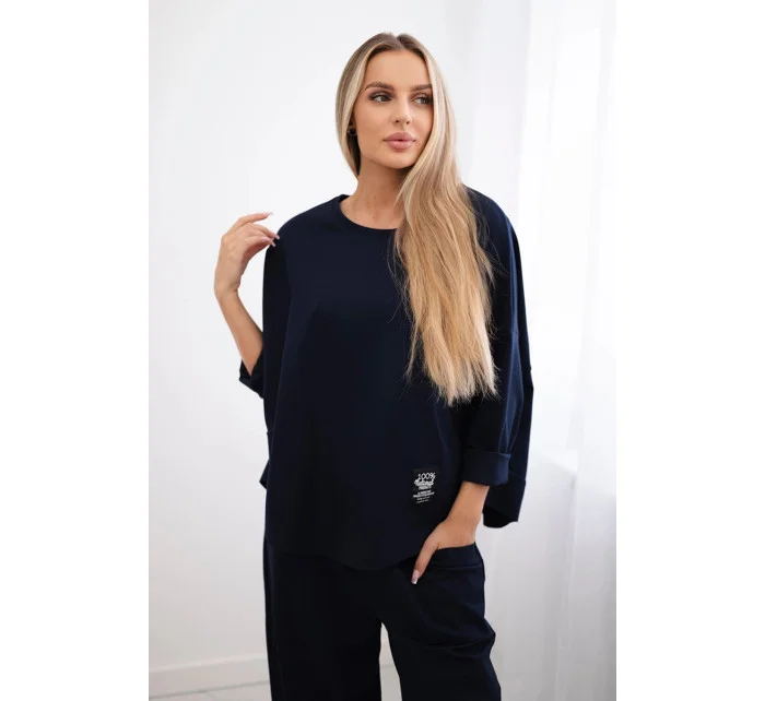 Souprava Punto Milano Winter tepláky + kalhot Námořnická modř Souprava Punto Milano Winter tepláky + kalhot Námořnická modř